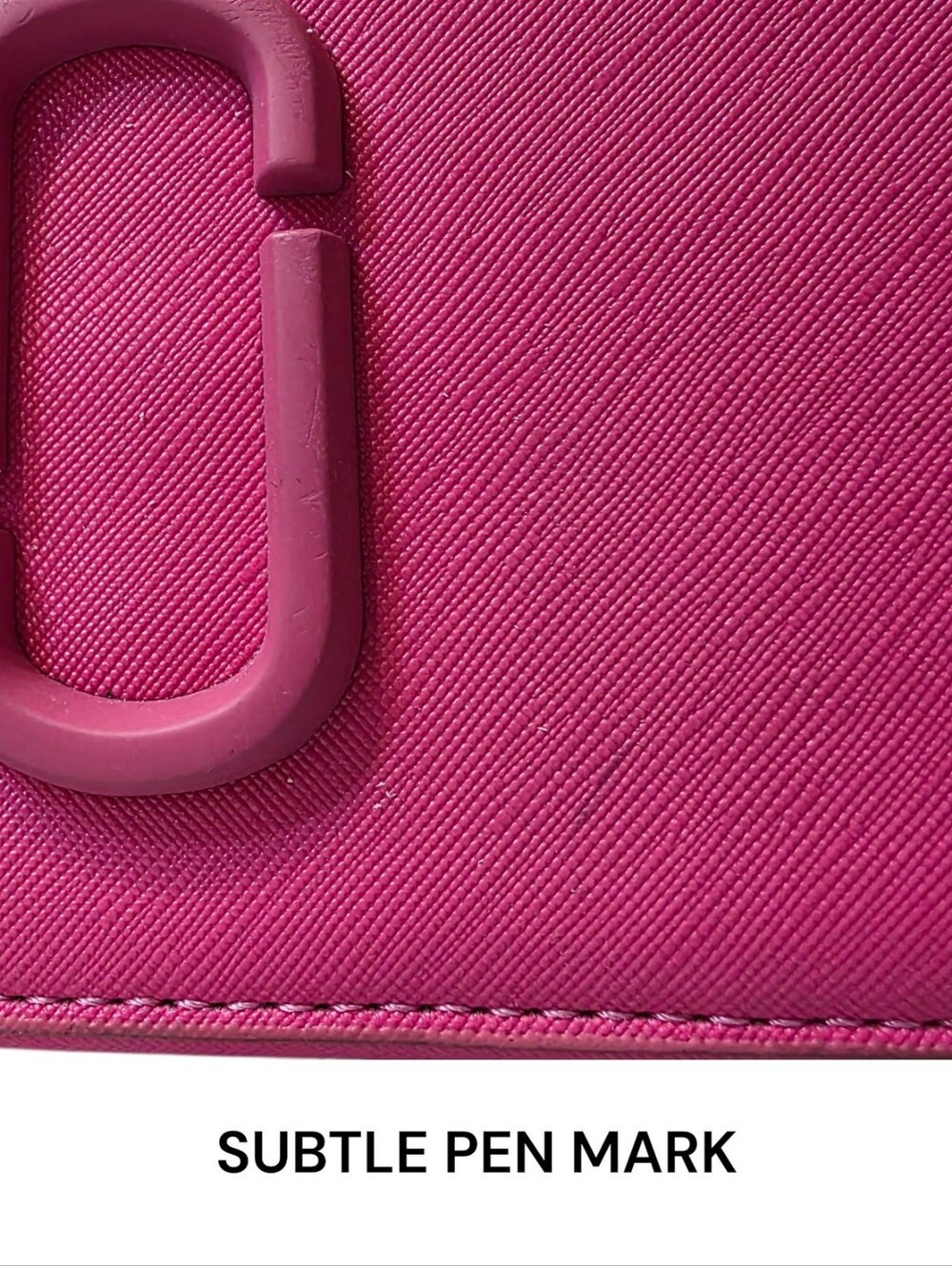 Marc Jacobs "THE SNAPSHOT" Bright Pink Camera Bag Crossbody - Picture 6 of 7